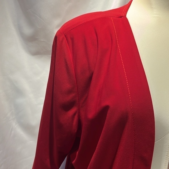 Large red polyester blazer nwt - Picture 2 of 6